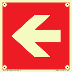 Left arrow (white on red background)